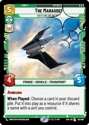 The Marauder SHD 102