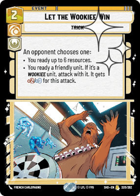 Let the Wookiee Win SHD 205