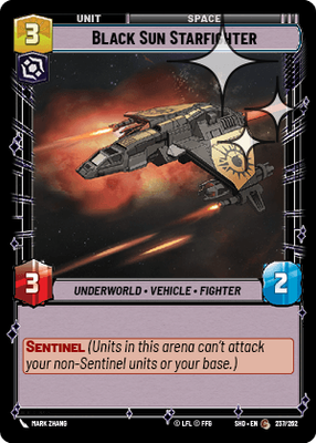Black Sun Starfighter SHD 237