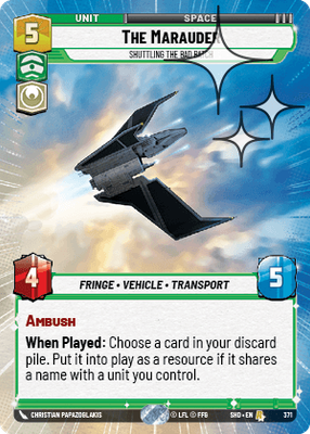 The Marauder SHD 371