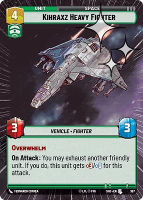 Kihraxz Heavy Fighter SHD 387