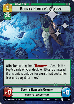 Bounty Hunter's Quarry SHD 392