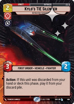 Kylo's TIE Silencer SHD 404