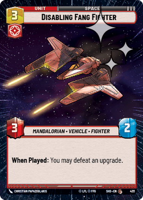 Disabling Fang Fighter SHD 435