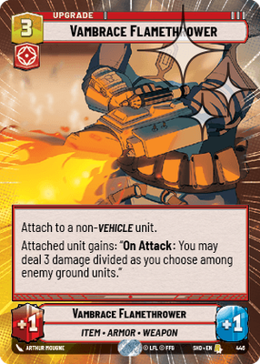 Vambrace Flamethrower SHD 446