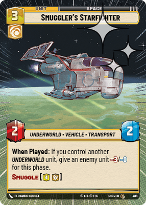 Smuggler's Starfighter SHD 483