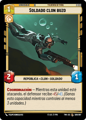 Soldado clon buzo