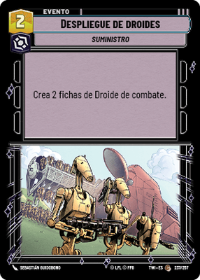 Despliegue de droides