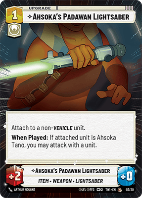 Ahsoka's Padawan Lightsaber TWI 3