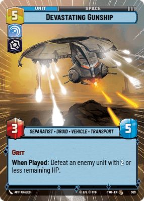 Devastating Gunship TWI 309