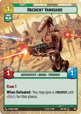 Obedient Vanguard TWI 375