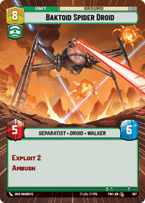 Baktoid Spider Droid TWI 387