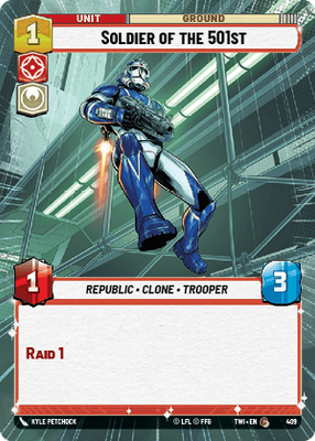 Soldier of the 501st TWI 409