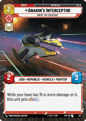 Anakin's Interceptor TWI 410