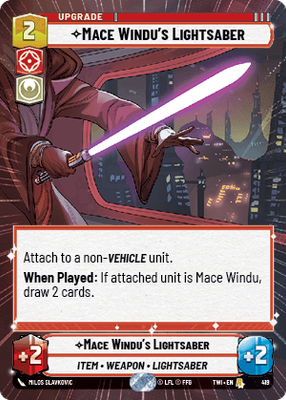 Mace Windu's Lightsaber TWI 419