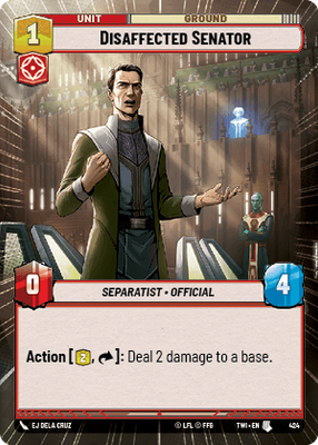 Disaffected Senator TWI 424