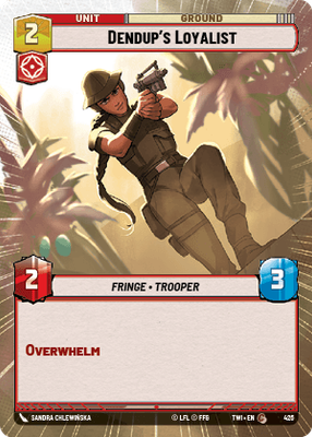Dendup's Loyalist TWI 426