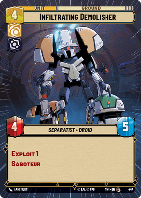 Infiltrating Demolisher TWI 447