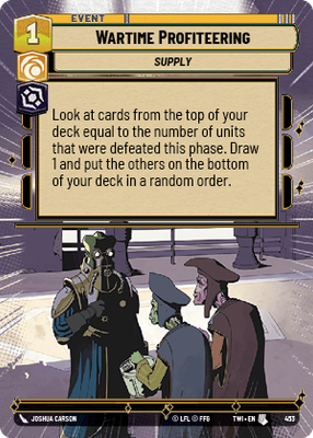 Wartime Profiteering TWI 453