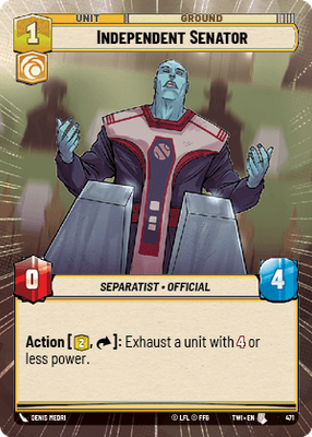 Independent Senator TWI 471