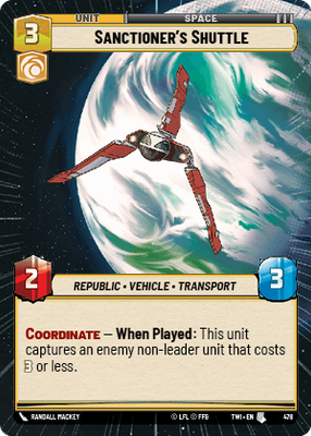 Sanctioner's Shuttle TWI 478