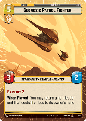 Geonosis Patrol Fighter TWI 480