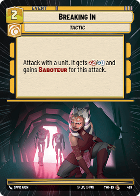 Breaking In TWI 489