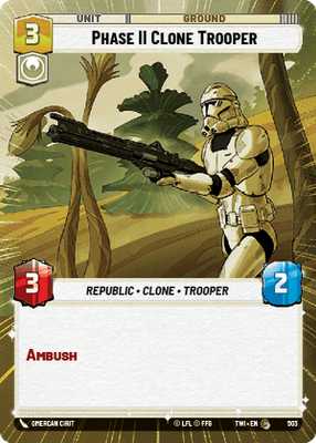 Phase II Clone Trooper TWI 503