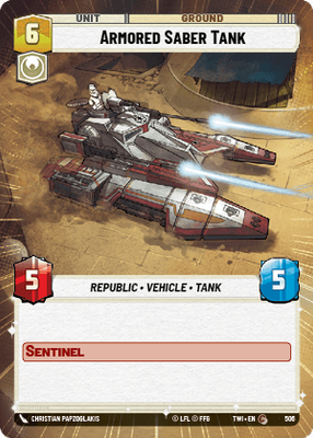 Armored Saber Tank TWI 506