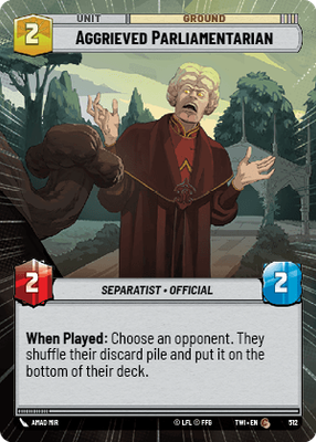 Aggrieved Parliamentarian TWI 512