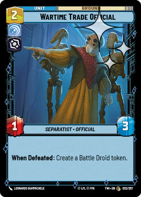 Wartime Trade Official TWI 32