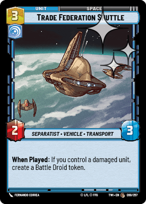 Trade Federation Shuttle TWI 60