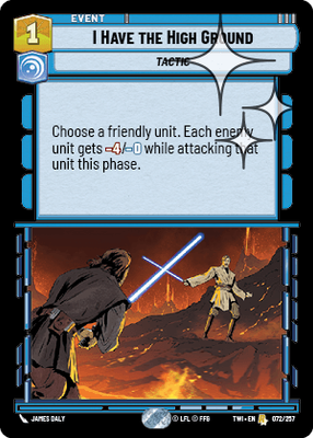 I Have the High Ground TWI 72