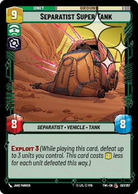 Separatist Super Tank TWI 87