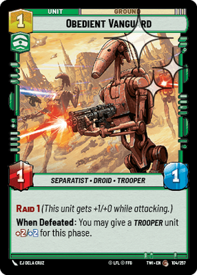 Obedient Vanguard TWI 104