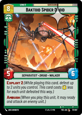 Baktoid Spider Droid TWI 117
