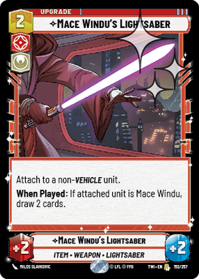 Mace Windu's Lightsaber TWI 152