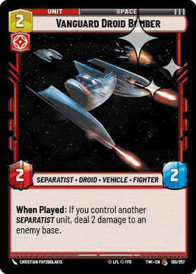 Vanguard Droid Bomber TWI 160