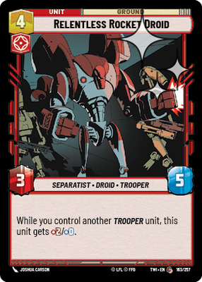 Relentless Rocket Droid TWI 163