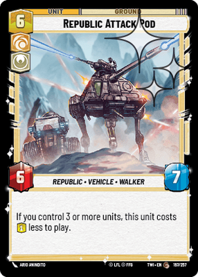 Republic Attack Pod TWI 197