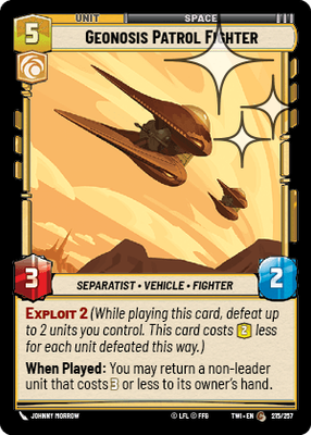 Geonosis Patrol Fighter TWI 215