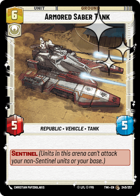 Armored Saber Tank TWI 245