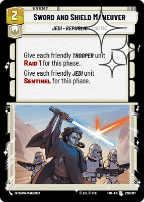 Sword and Shield Maneuver TWI 250
