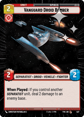 Vanguard Droid Bomber TWI 427
