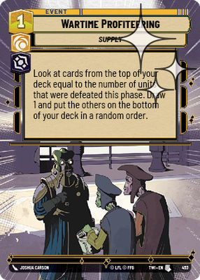 Wartime Profiteering TWI 453