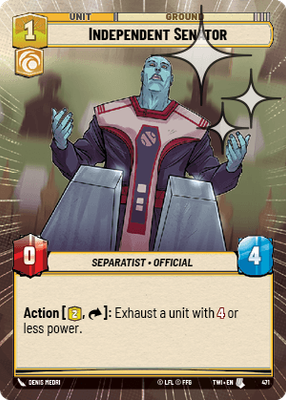 Independent Senator TWI 471