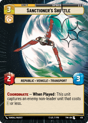 Sanctioner's Shuttle TWI 478