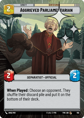 Aggrieved Parliamentarian TWI 512
