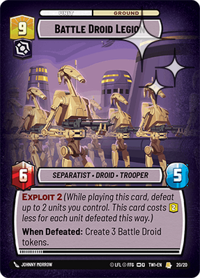 Battle Droid Legion TWI 20