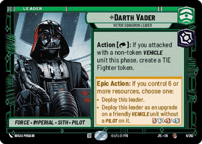 Darth Vader, Victor Squadron Leader